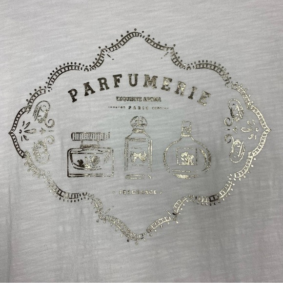 Talbots PUFF SLEEVE CREWNECK TEE - Picture 2 of 9